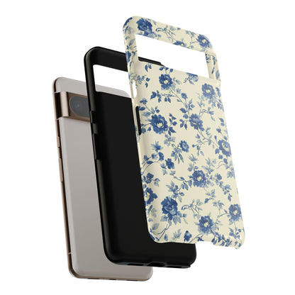 Vintage Toile Floral Pattern Design Google Pixel Phone Case