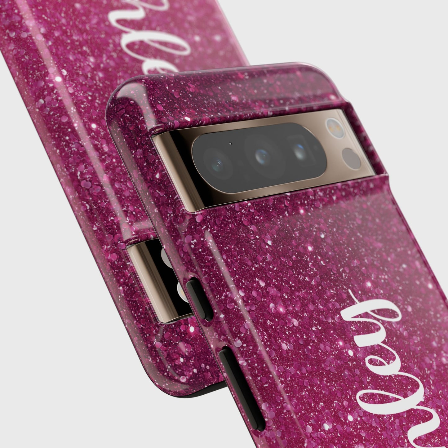 Personalisable Faux Red Glitter Design Phone Case for Google Pixel