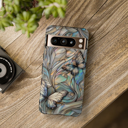 Butterflies Stained Glass Design Google Pixel Phone Case