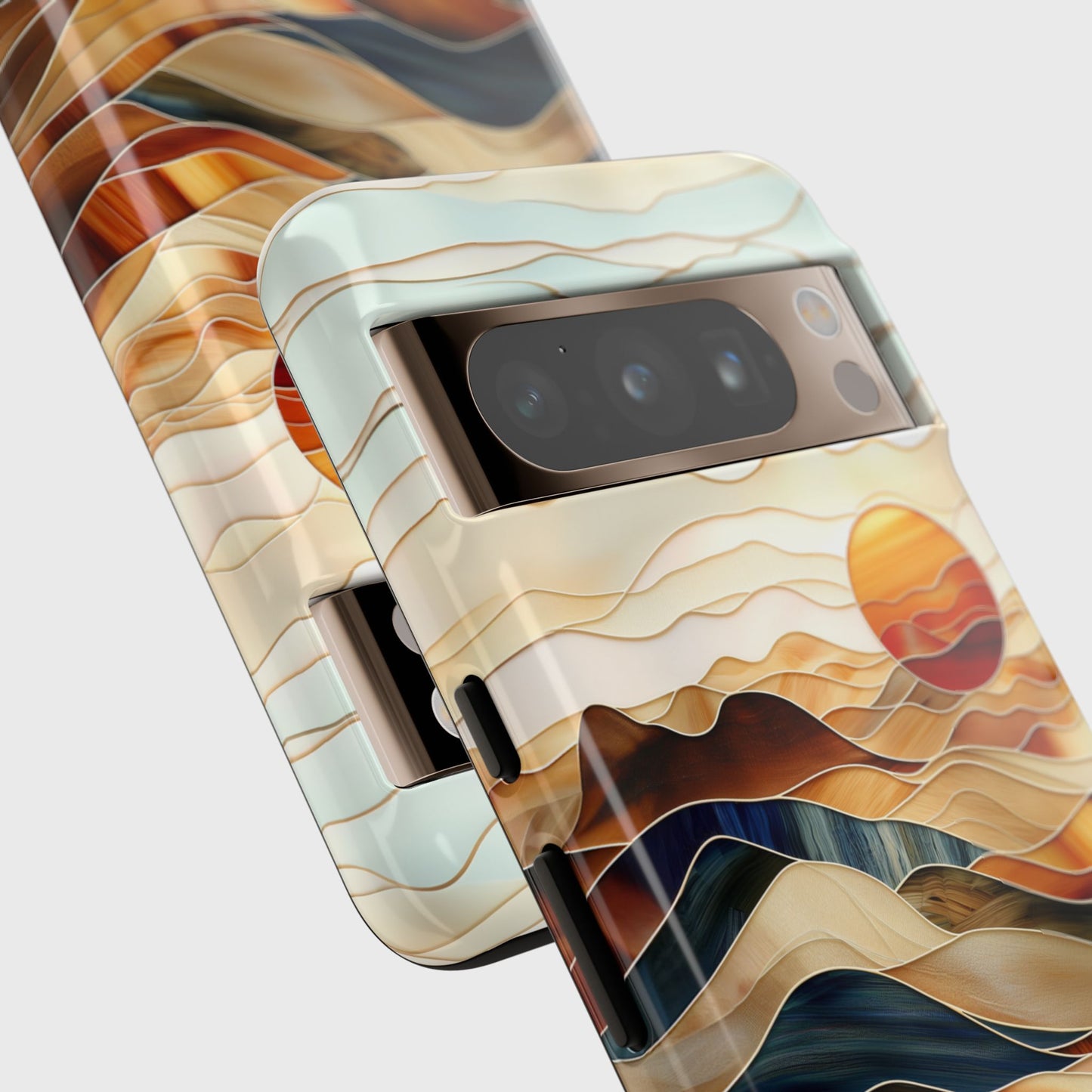 Abstract Desert Landscape Design Google Pixel Phone Case