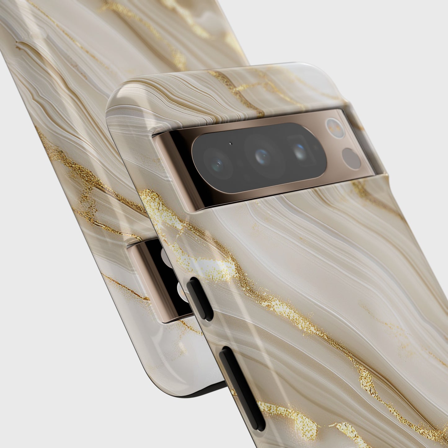 Gold Marble Design Google Pixel Phone Case