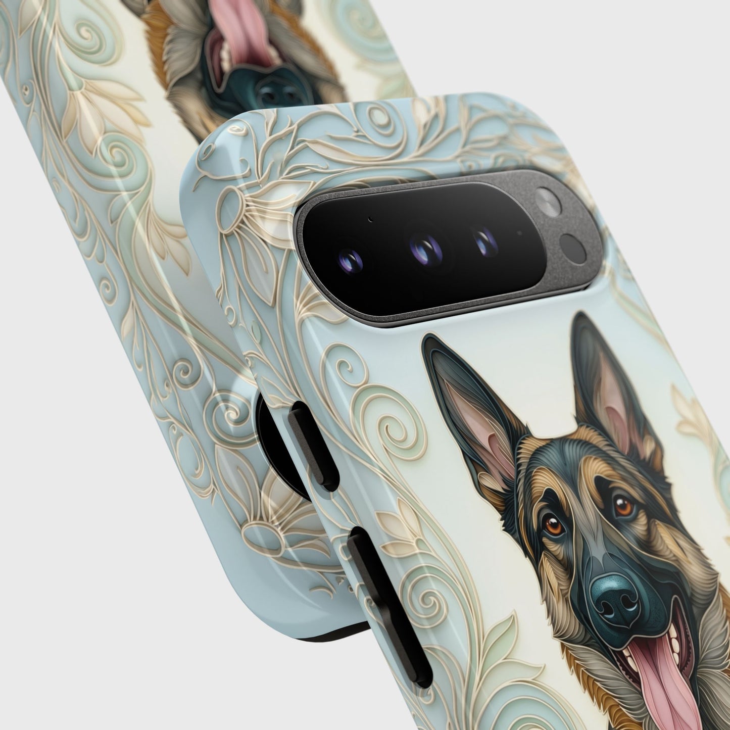 The Elegant Filigree – Custom Pet Portrait Phone Case for Google Pixel