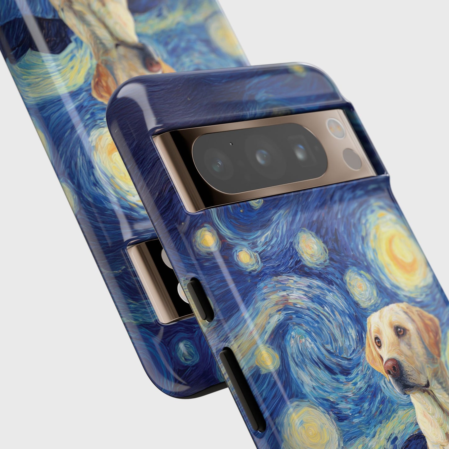 Barky Night (Labrador Retriever) Design Phone Case for Google Pixel