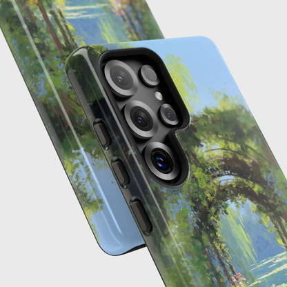 The Secret Archway – Impressionist Pond Design Phone Case for Galaxy S series Phones