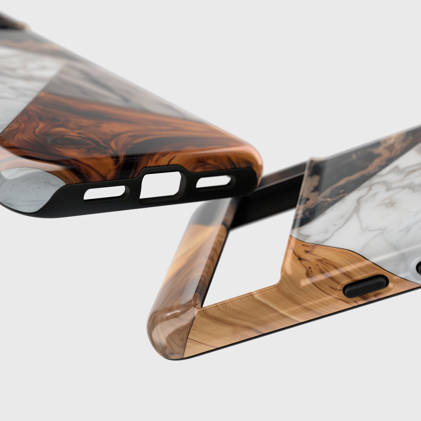 Wood Marble Design Google Pixel Phone Case