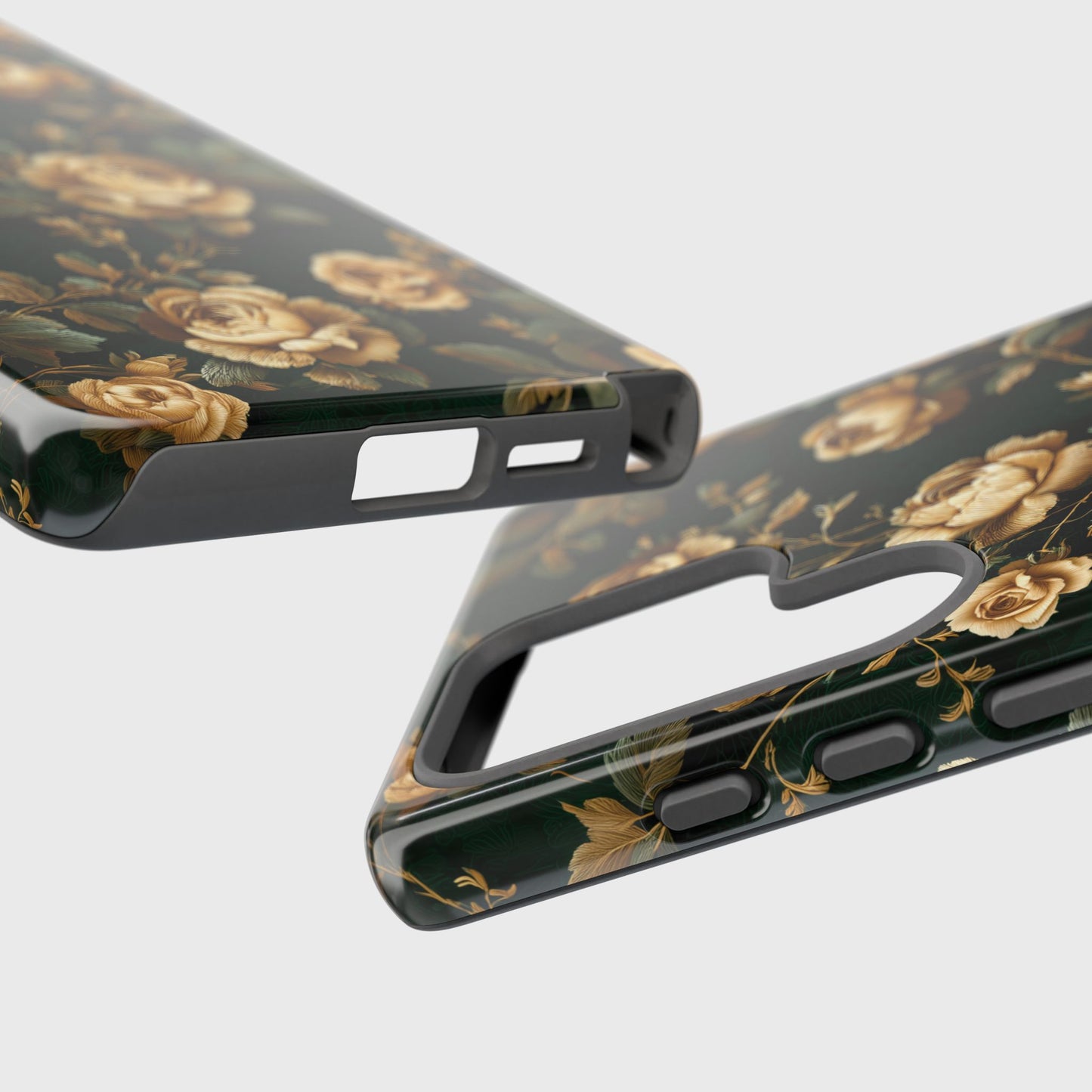 Emerald Bloom Design Phone Case for Galaxy S series Phones
