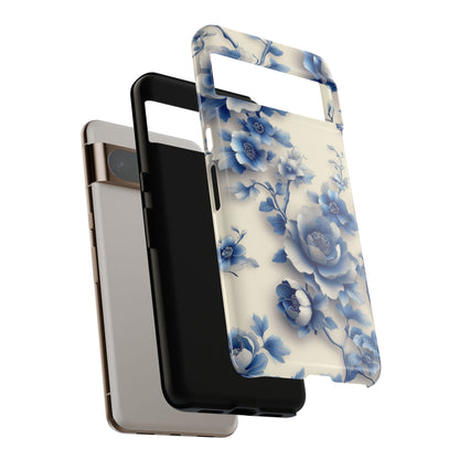 3D Chinoiserie Floral Design Google Pixel Phone Case