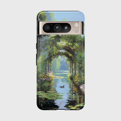 The Secret Archway – Impressionist Pond Design Phone Case for Google Pixel