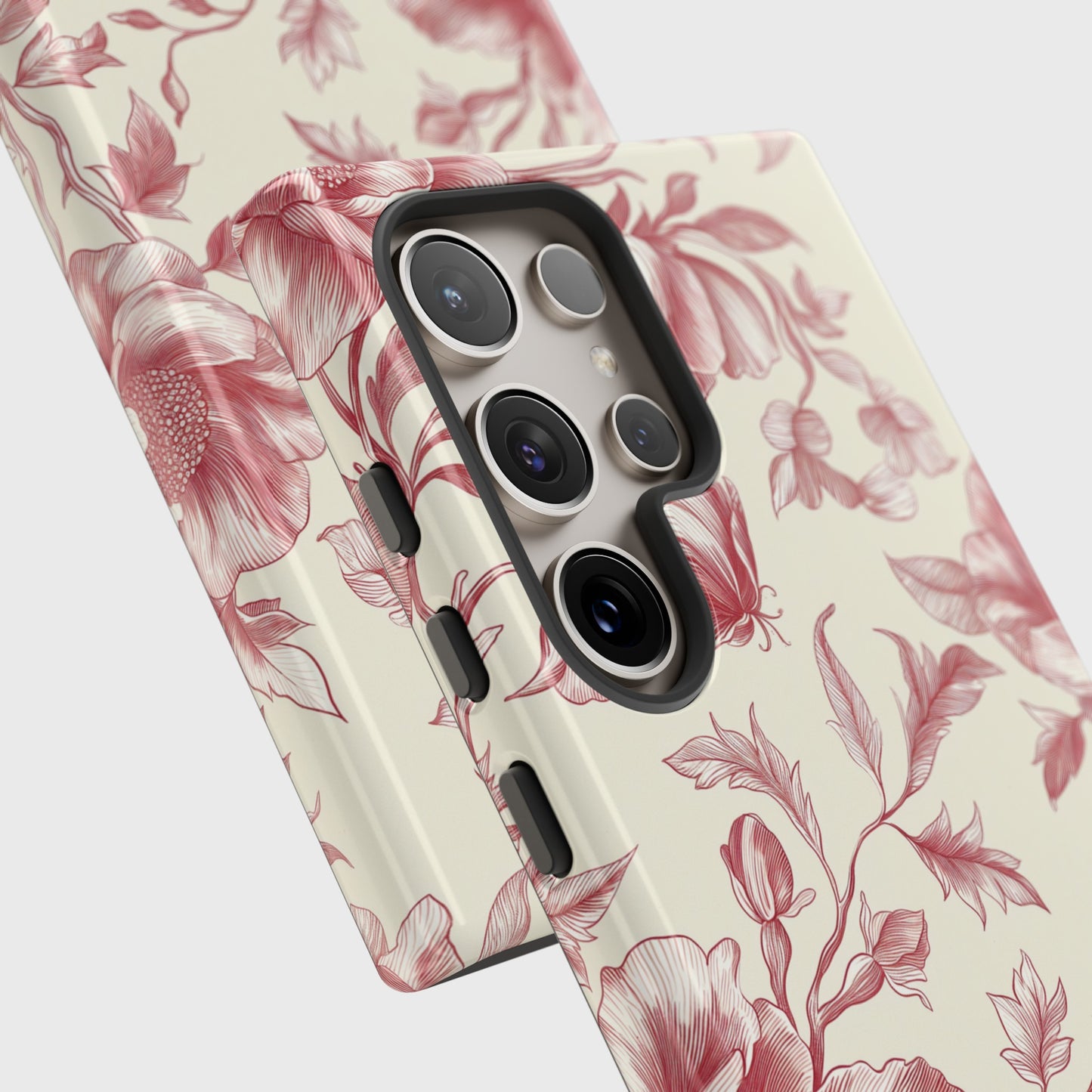 Vintage Pistachio Flowers Design Samsung Phone Case