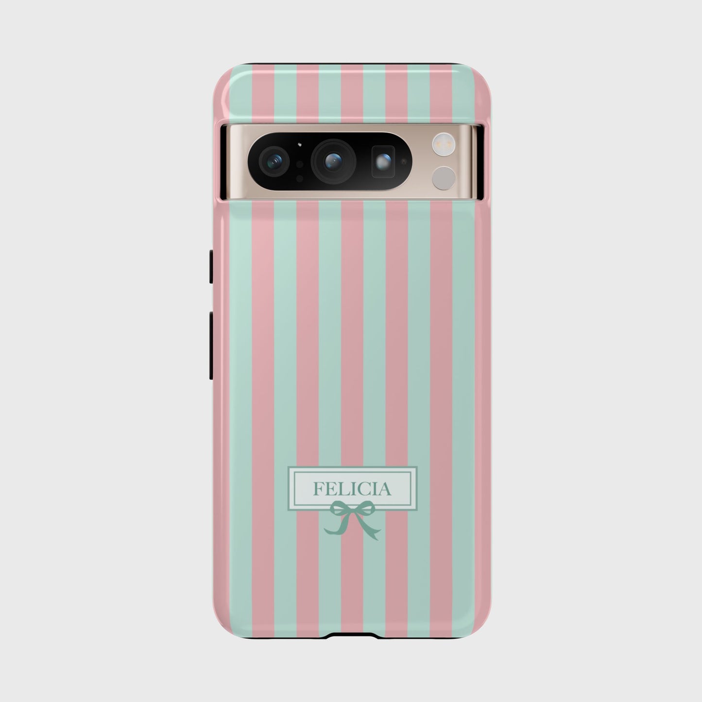 Personalisable Striped Design (Candy) Phone Case for Google Pixel