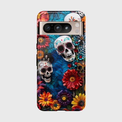 Calaveritas Mexican Sugar Skull Design 2 Google Pixel Phone Case