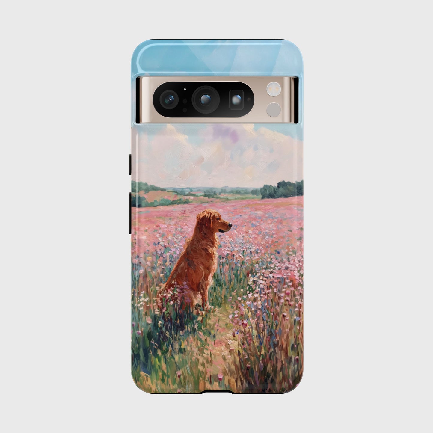 The Golden Meadow Design Phone Case for Google Pixel
