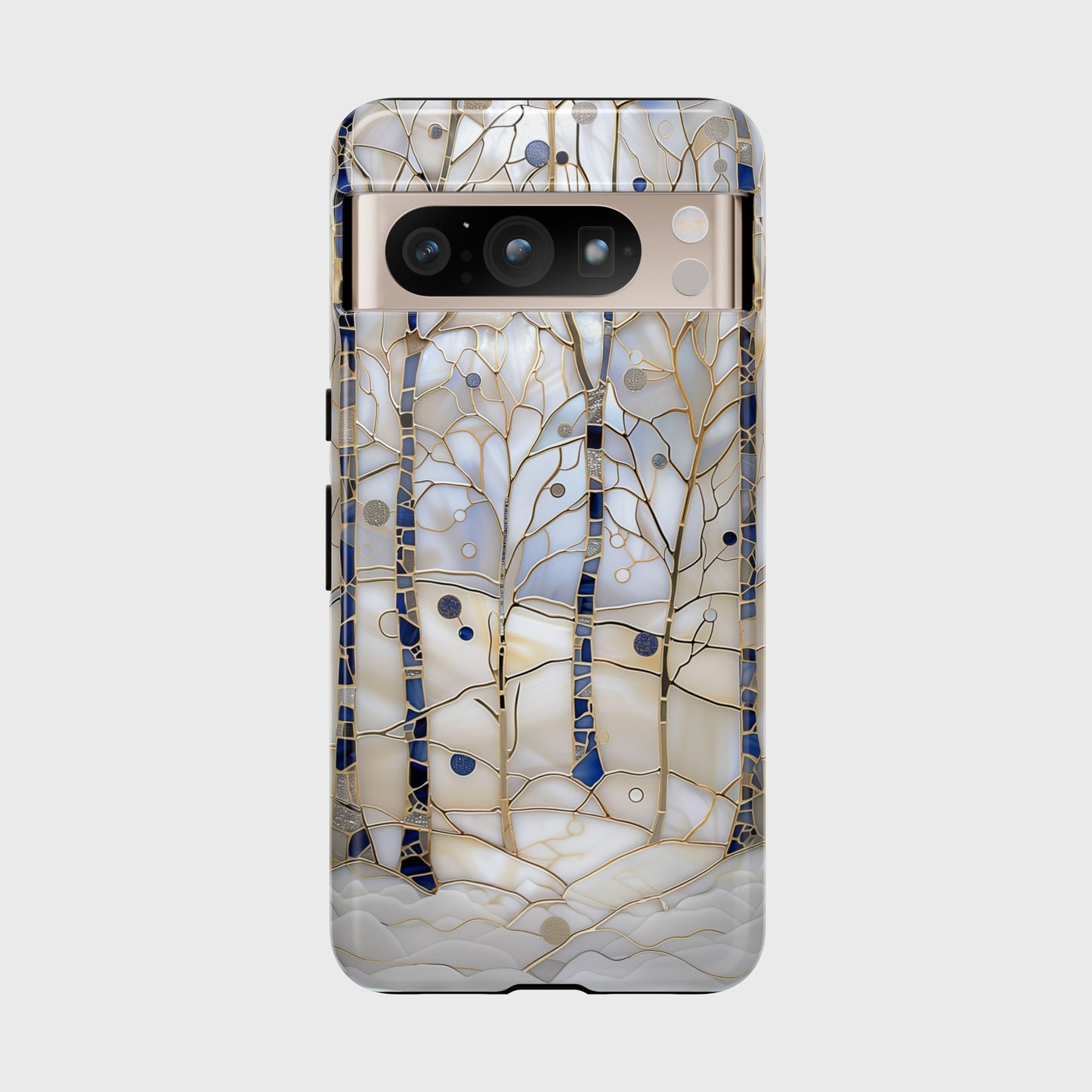 Magical Forest Stained Glass Design Google Pixel Phone Case