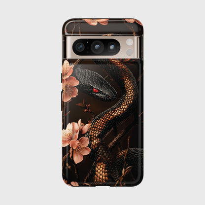 Elegant Snake Art Design Google Pixel Phone Case