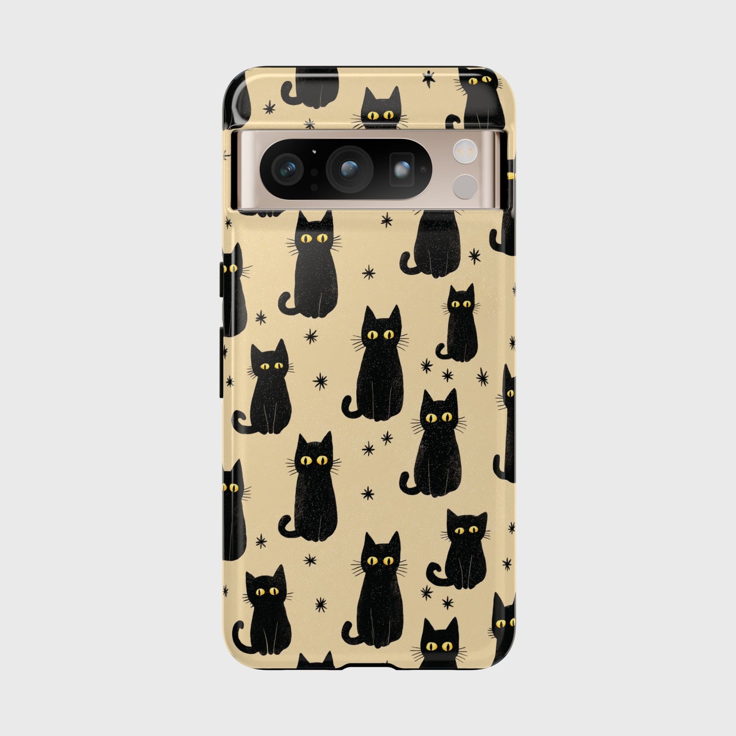 Black Cat Charm Design Phone Case for Google Pixel