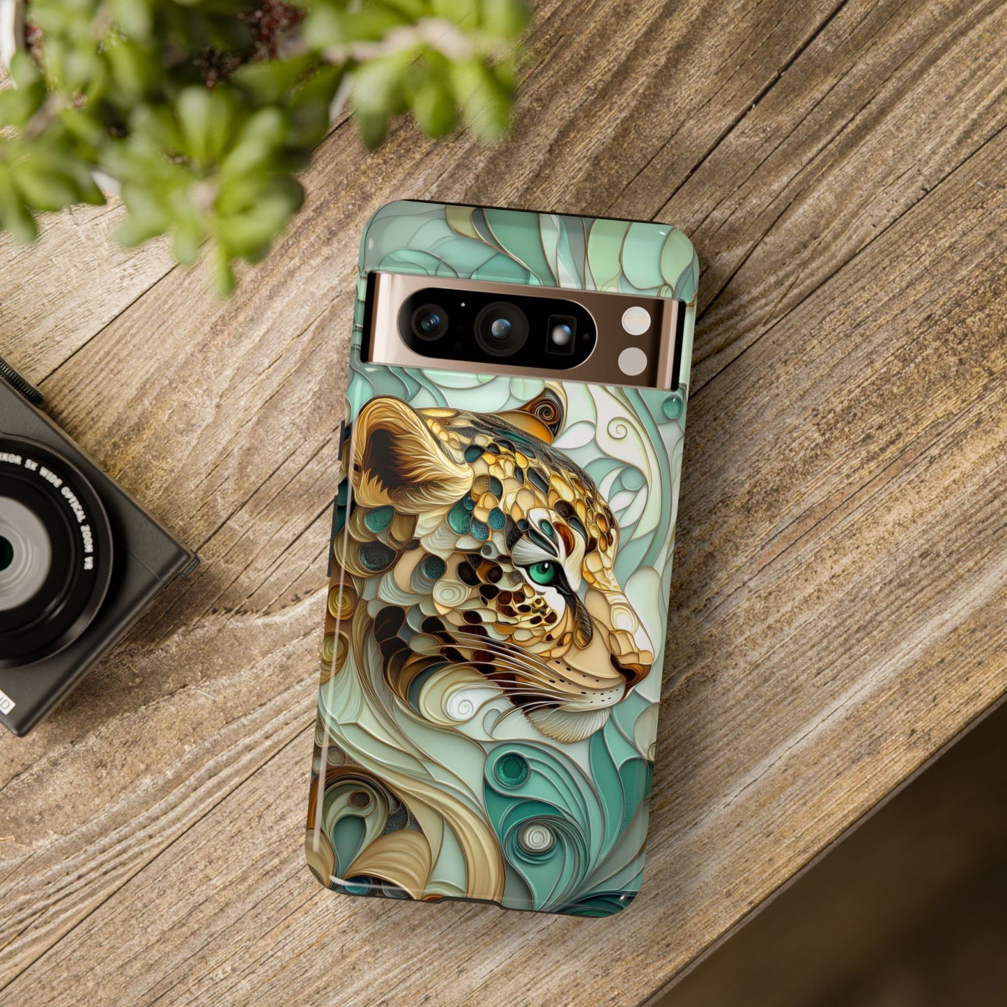 3D Leopard Art Design Google Pixel Phone Case