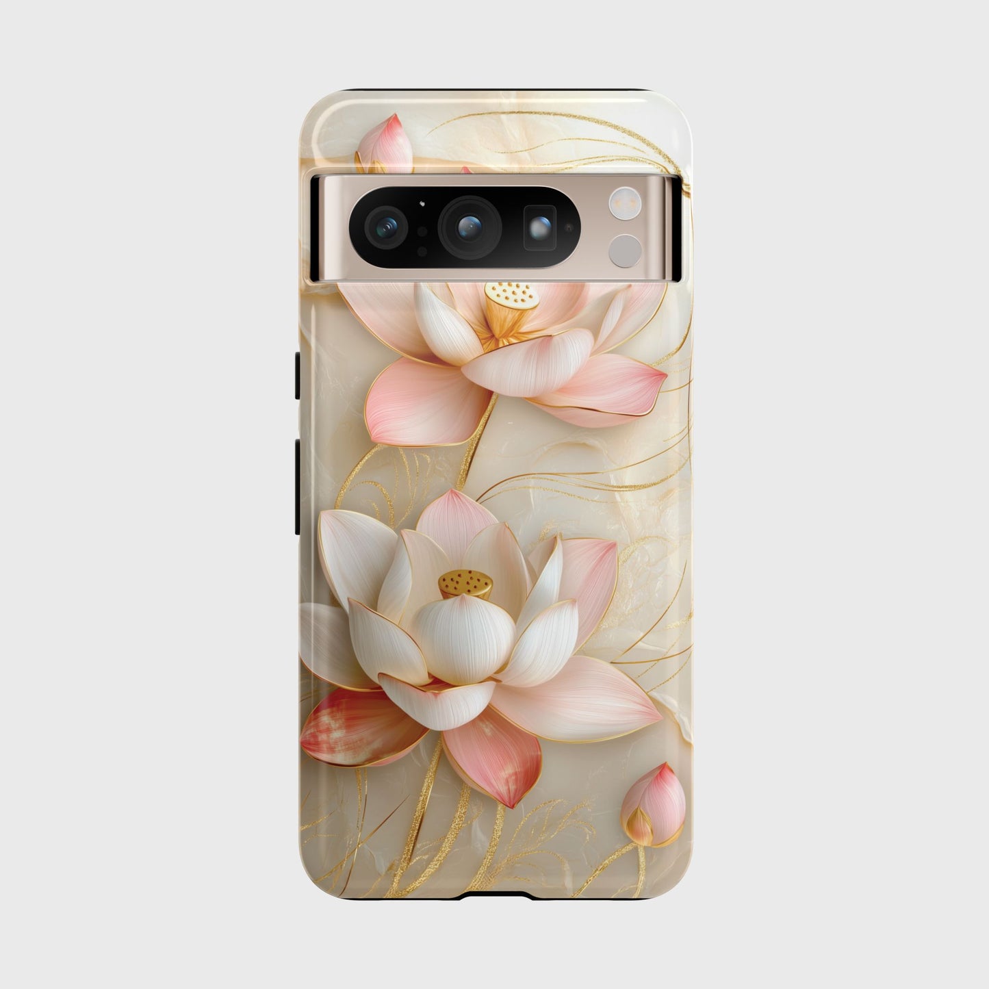 Elegant Lotus Design Phone Case for Google Pixel