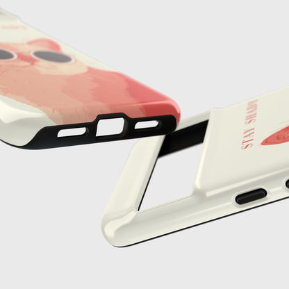 Stay Shady – Pop-Art Feline Design Phone Case for Google Pixel
