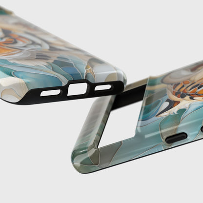 Tiger Stained Glass Design Google Pixel Phone Case