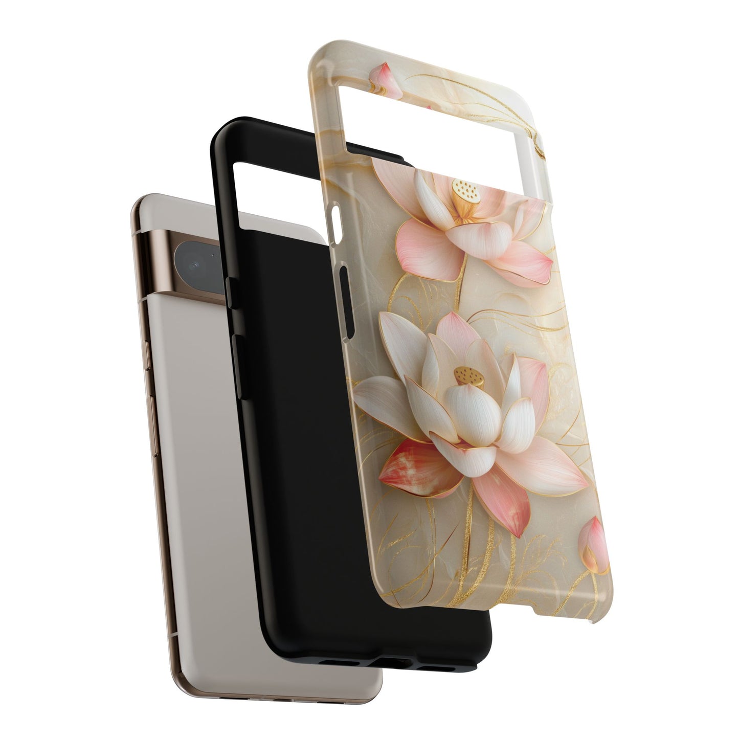 Elegant Lotus Design Phone Case for Google Pixel