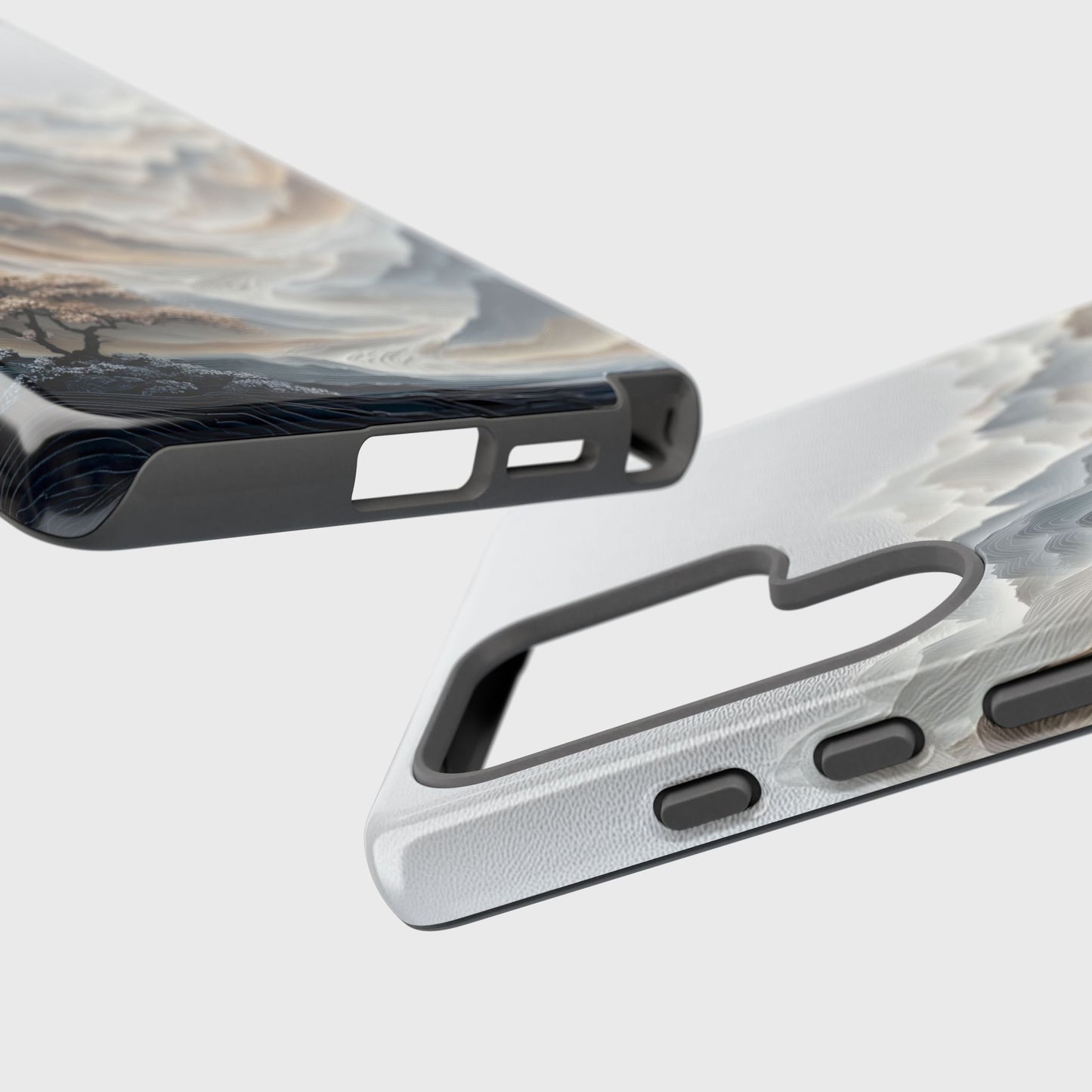 The Sweeping Valley – Sculptural Mountain Design Phone Case for Galaxy S series Phones
