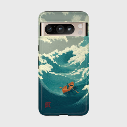 The Great Swell – Ukiyo-e Wave Design Phone Case for Google Pixel
