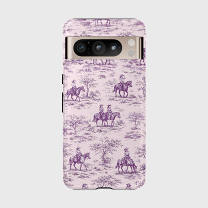 Toile de Cowgirl Design Phone Case for Google Pixel