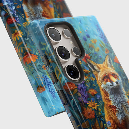 Fox in Enchanted Meadow Design Samsung Phone Case