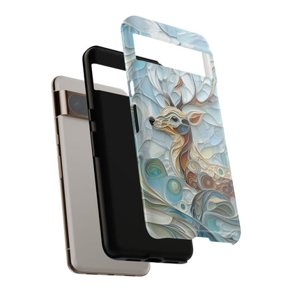 Elegant Deer Quilling Art Design Phone Case for Google Pixel