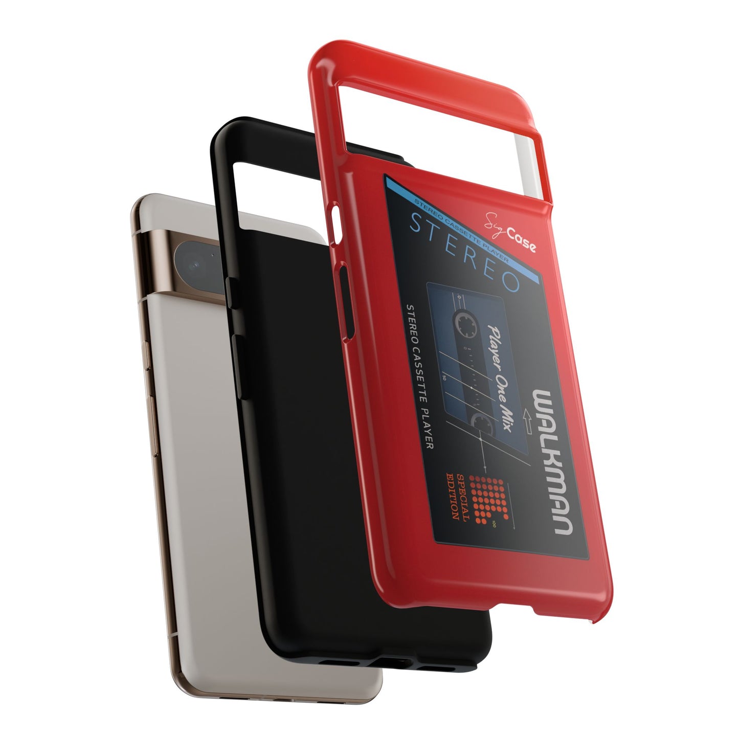 Classic Cassette Player Design Phone Case for Google Pixel