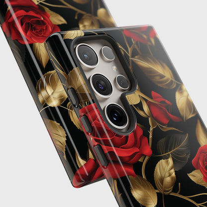 Luxury Rose Design Samsung Phone Case