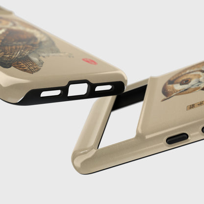 The Classic Scholar – Vintage Owl Design Phone Case for Google Pixel