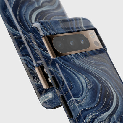 Navy Universe Design Google Pixel Phone Case