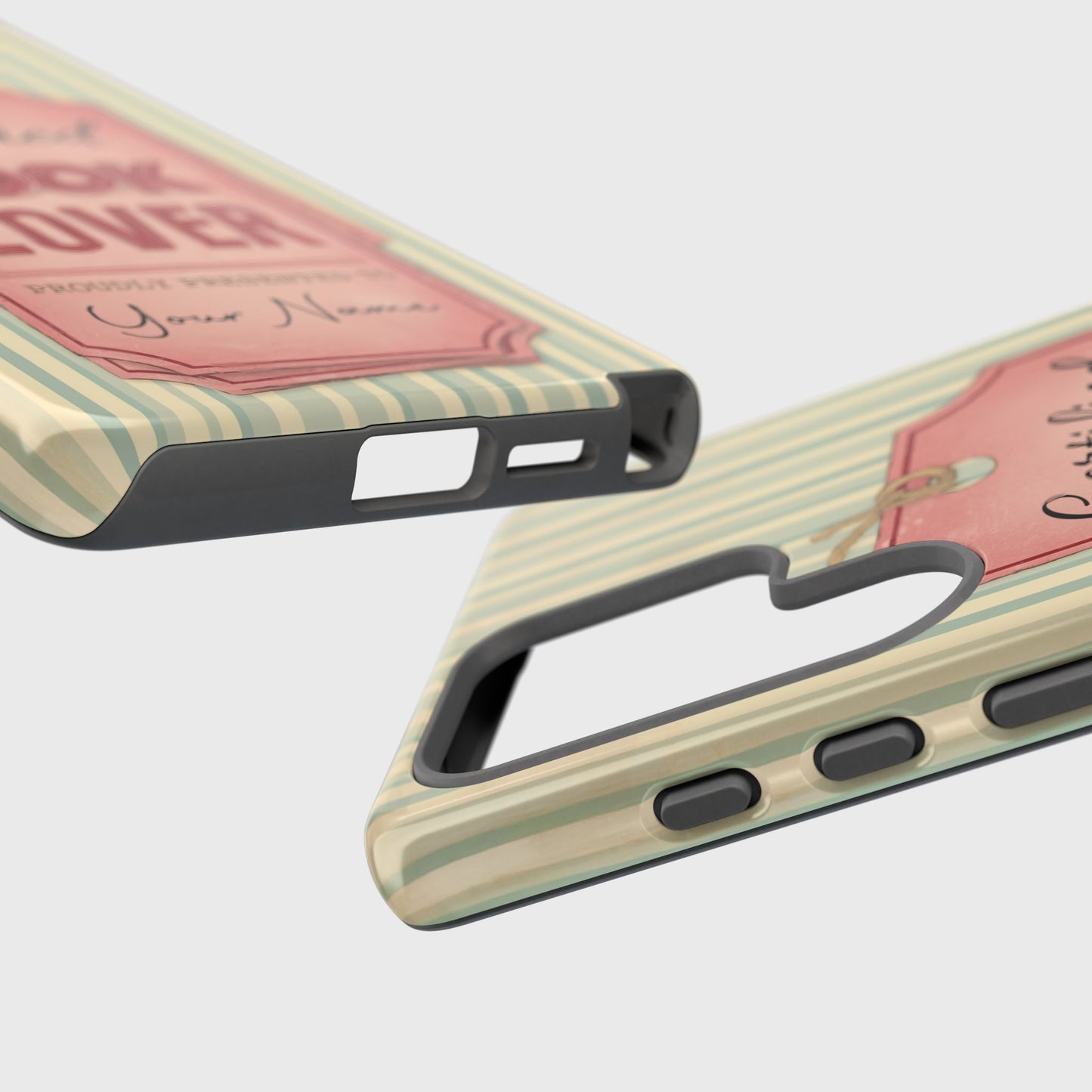Certified Book Lover – Personalized Vintage Design Phone Case for Galaxy S series Phones