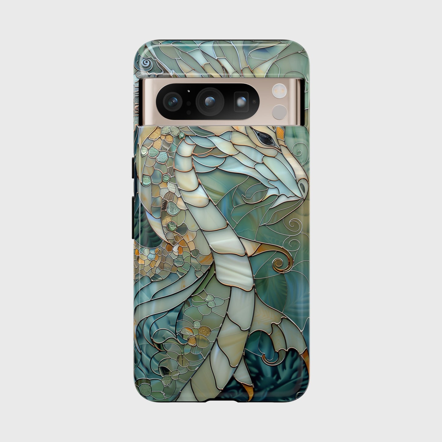 Dragon Stained Glass Design Google Pixel Phone Case