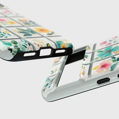 Floral Mosaic Design Phone Case for Google Pixel