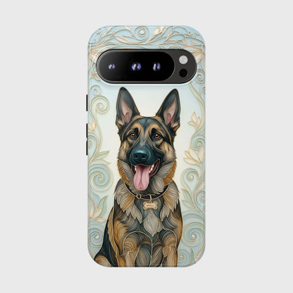 The Elegant Filigree – Custom Pet Portrait Phone Case for Google Pixel