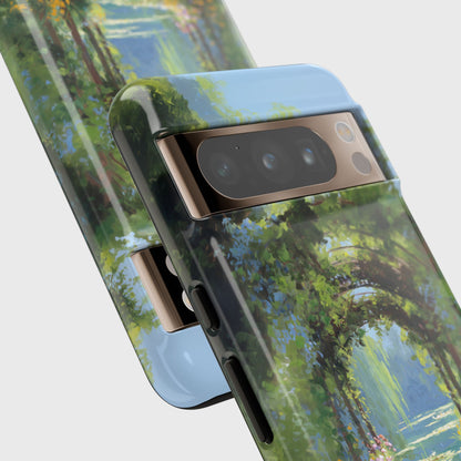 The Secret Archway – Impressionist Pond Design Phone Case for Google Pixel