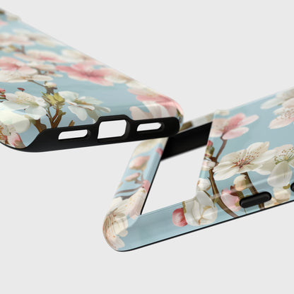 Retro Cherry Blossom Floral Design Google Pixel Phone Case