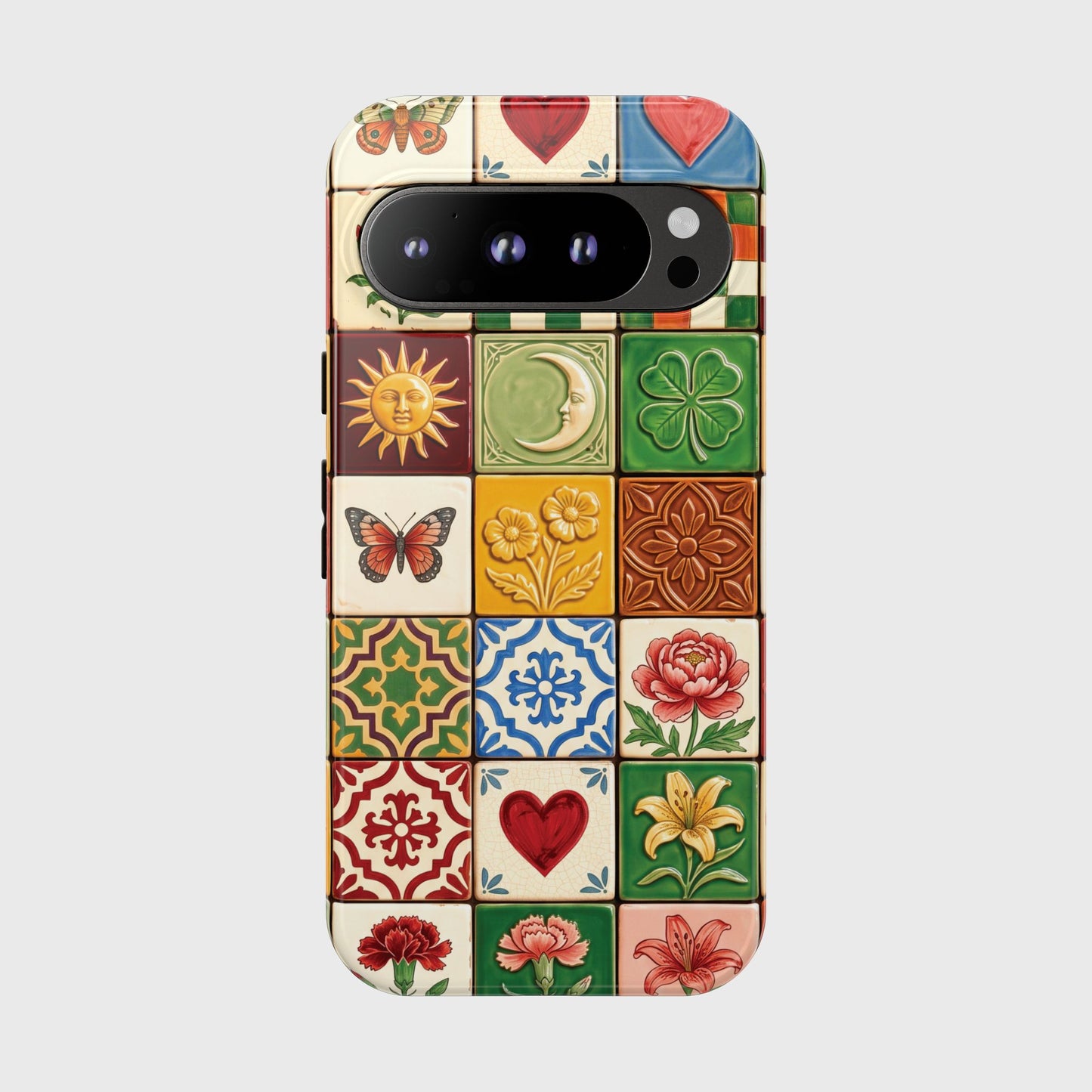 The Mediterranean Mosaic – Ceramic Tile Design Phone Case for Google Pixel