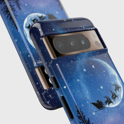 Santa’s Flight Design Phone Case for Google Pixel