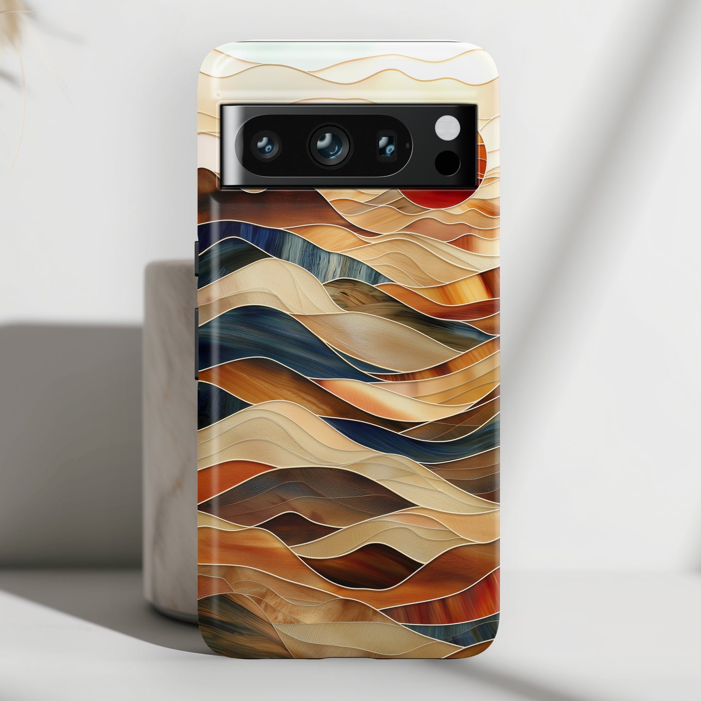 Abstract Desert Landscape Design Google Pixel Phone Case