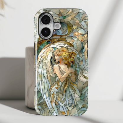 Angel Stained Glass Design iPhone Case