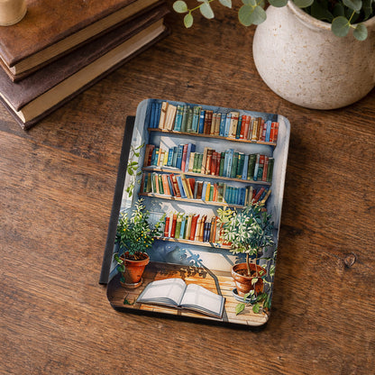 The Sunlit Library – Watercolor Kindle Case