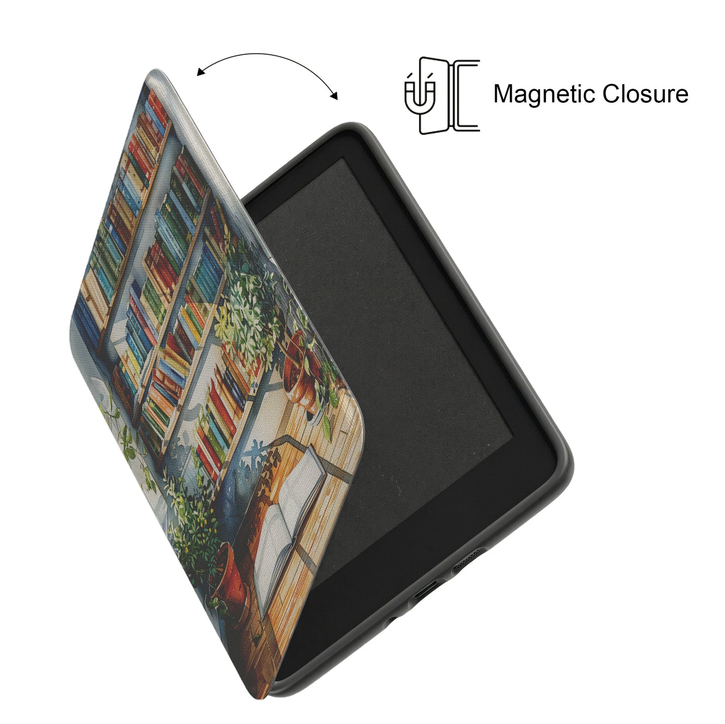 The Sunlit Library – Watercolor Kindle Case