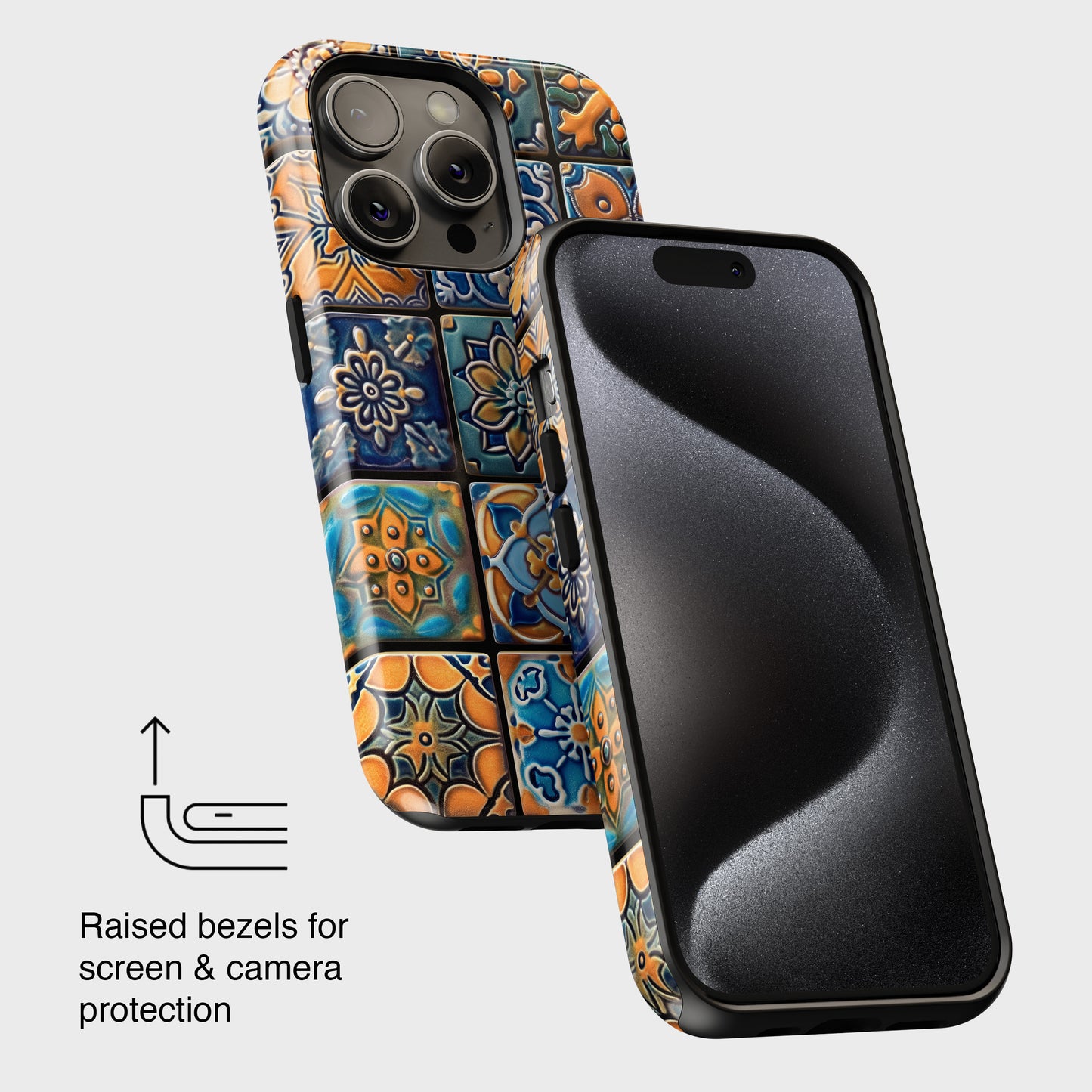 Azulejo Portugese Tiles Design iPhone Case