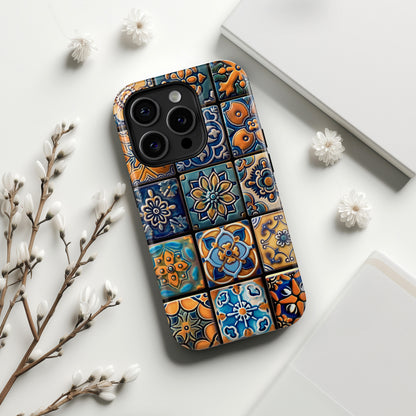 Azulejo Portugese Tiles Design iPhone Case