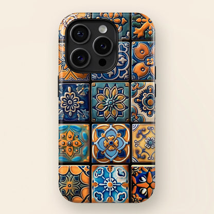 Azulejo Portugese Tiles Design iPhone Case