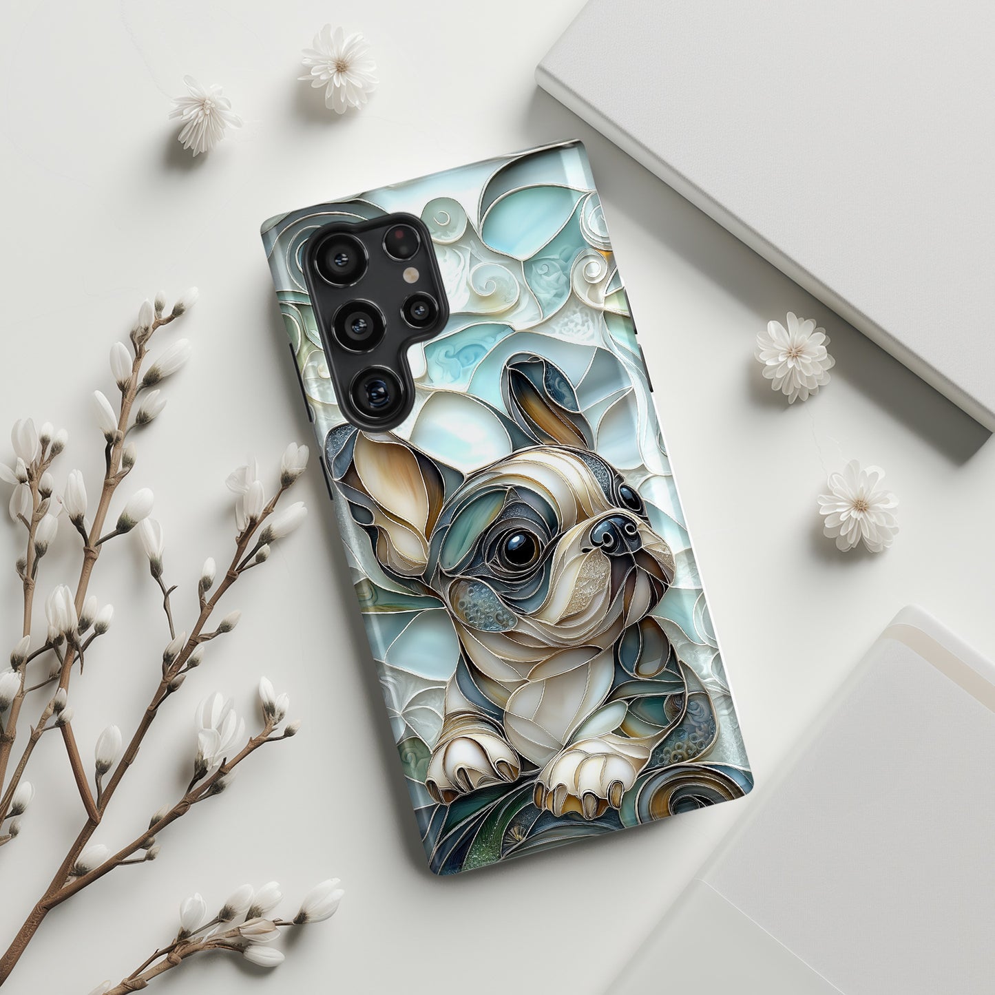 Baby Frenchie Design Phone Case for Galaxy S series Phones