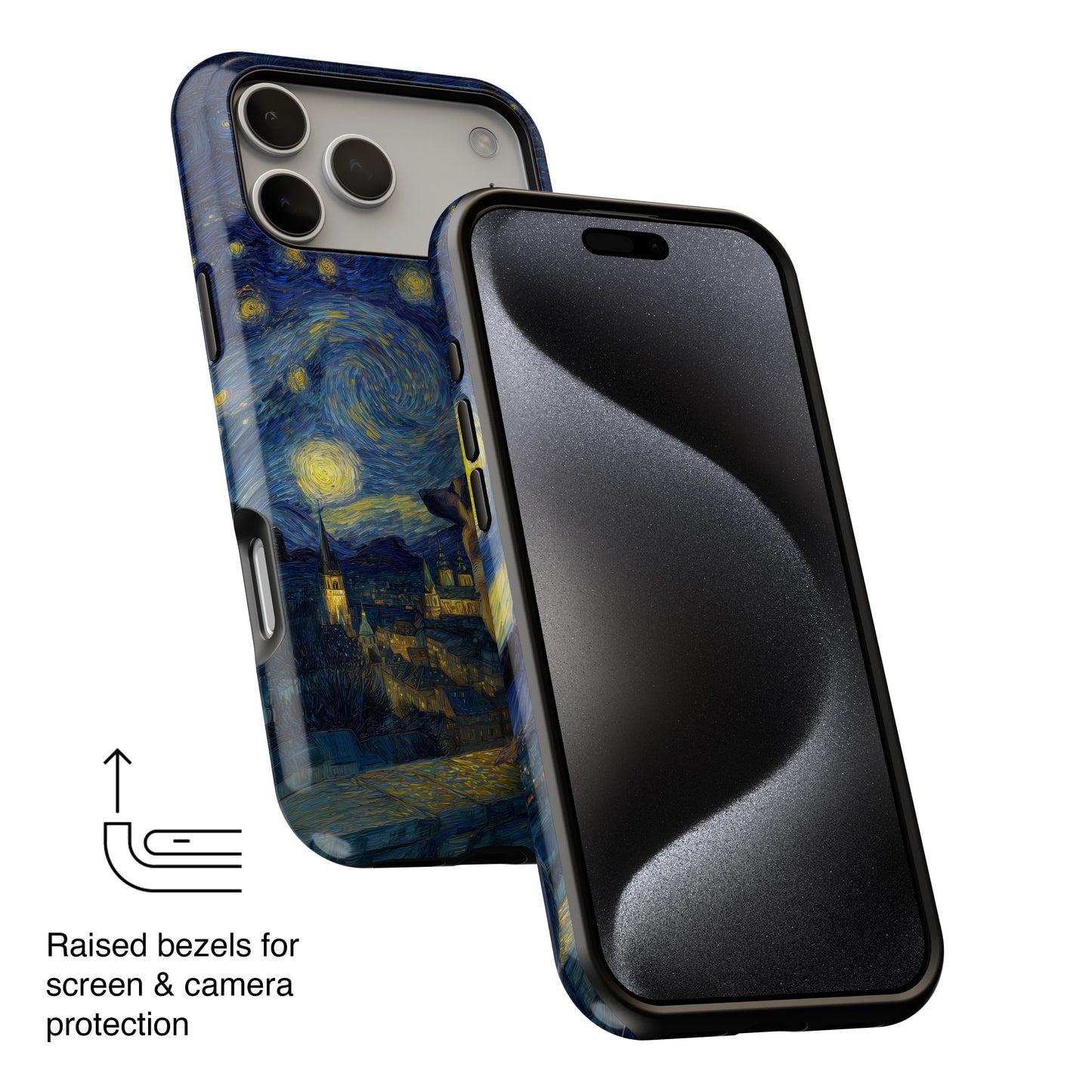 Barky Night (German Shepherd) Design iPhone Case